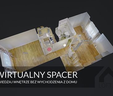 Przestronne dwupokojowe mieszkanie na os. Stałym w Jaworznie do wynajęcia | Spacer 3D - Zdjęcie 4