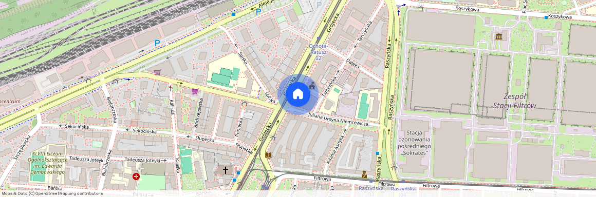 ul. Grójecka, Filtry, Ochota, Warszawa, mazowieckie