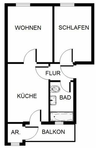 2-Zimmer-Wohnung im Zentrum von Oberlar - Foto 4