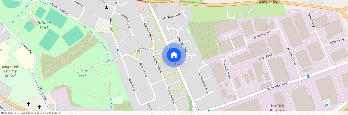 Eastcotts Road, Bedford, MK42