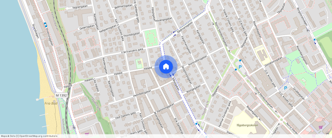 Tågaborg N, Helsingborg, Skåne, Pålsjögatan 49