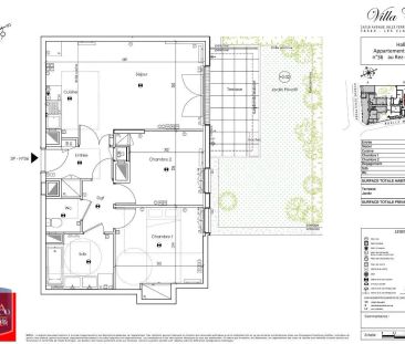 Appartement à louer 3 pièces 62.33m² - Photo 4