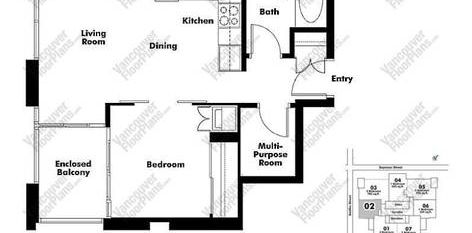 Unfurnished 1 br + den + solarium w/Parking & storage! (Vancouver) - Photo 2