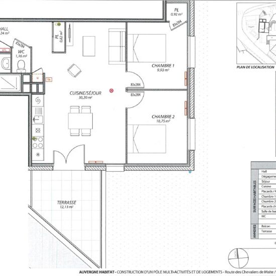 Appartement type 03 – Des Chevaliers – Chanonat - Photo 2