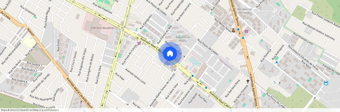 Avenida Abel Cabral, 1601, Nova Parnamirim, Parnamirim, Rio Grande do Norte, 59151250