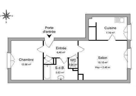 Location Appartement 2 pièces 52m² JARVILLE LA MALGRANGE 54140 - Photo 5