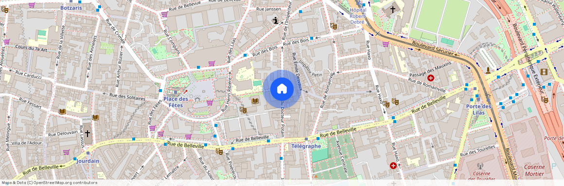 Rue du Docteur Potain, Francja, Paris