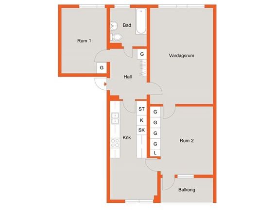 Bokelundsvägen 5 B - Foto 1