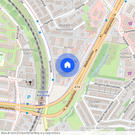 ul. Strzelców, Mały Kack, Gdynia, pomorskie