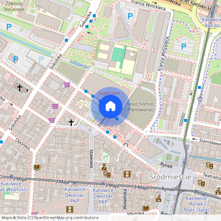 ul. ks. Piotra Skargi, Śródmieście, Katowice, śląskie