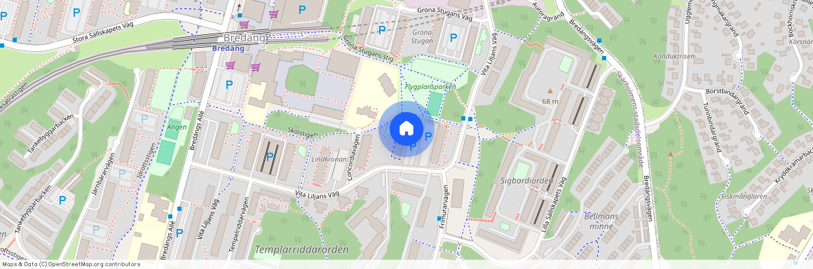 Bredäng, Stockholm, Vita Liljans Väg 50