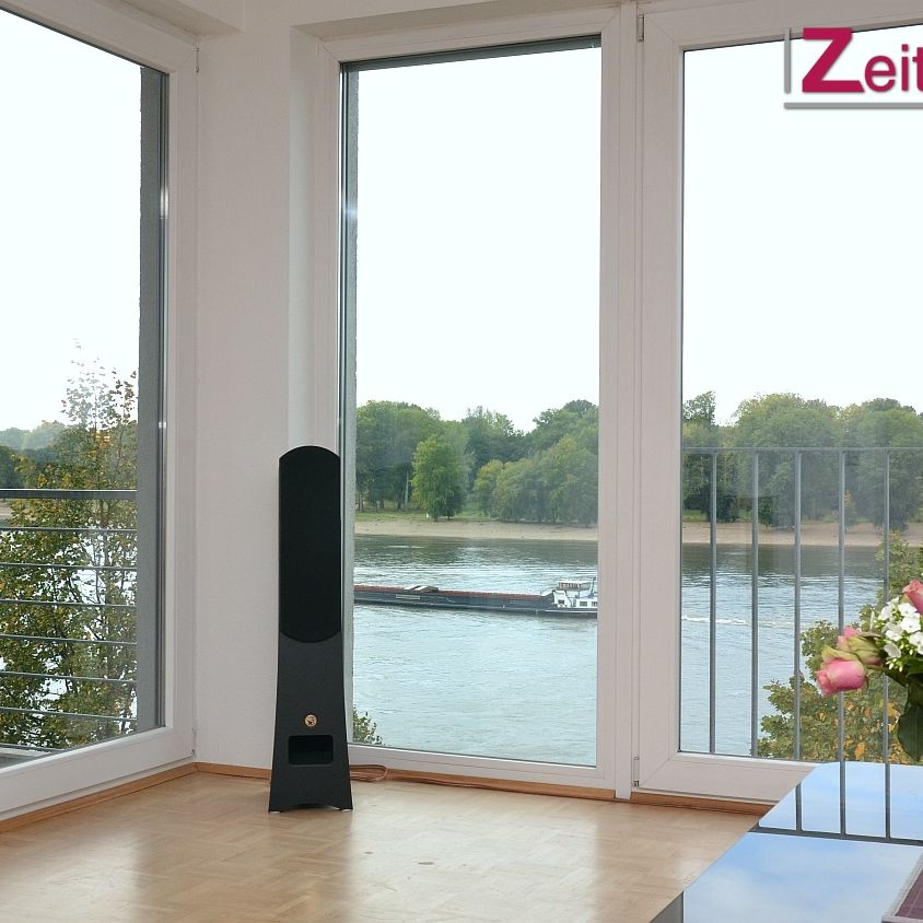 Traumhafter Blick - moderne Wohnung in direkter Rheinlage - Foto 1