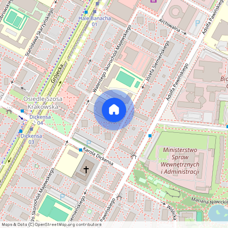 ul. Walentego Skorochód-Majewskiego, Rakowiec, Ochota, Warszawa, mazowieckie