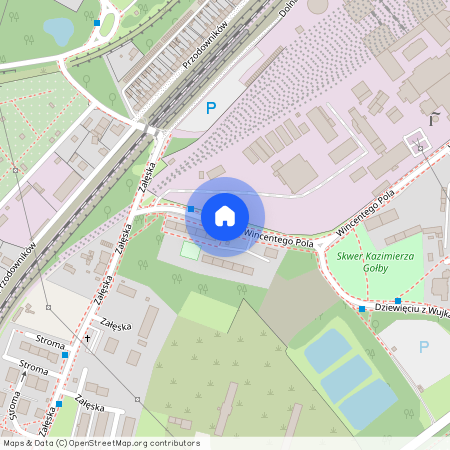 ul. Wincentego Pola, Załęska Hałda-Brynów, Katowice, śląskie