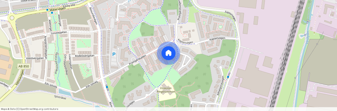 Upplands Väsby, Stockholm, Prästgårdsallén 14 D