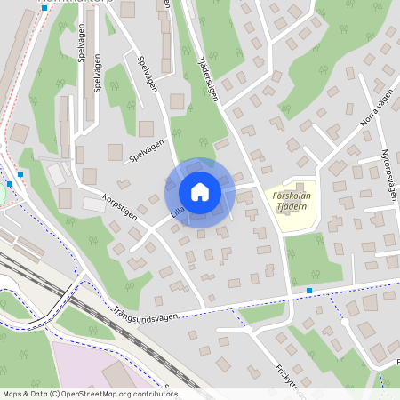 Lilla vägen, Trångsund