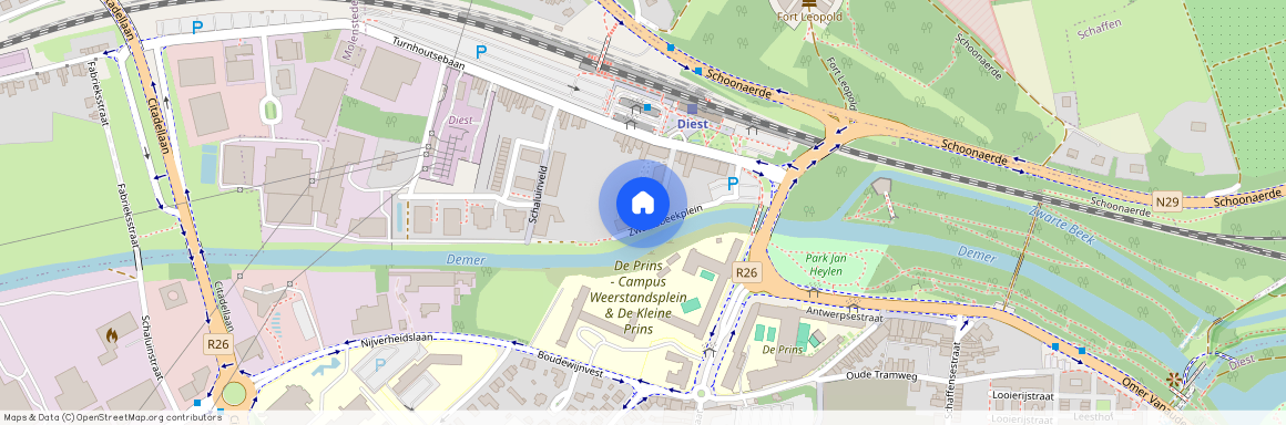 Gilbert Cluckersstraat, 2, 2B, 3290, Diest