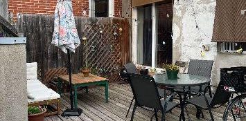 Un beau unique style de 5 1/2 presqu'a 1000pc, plein cœur sur de la promenade Masson avec une grande terrasse privée à l'arrière incluant un cabanon. - Photo 2