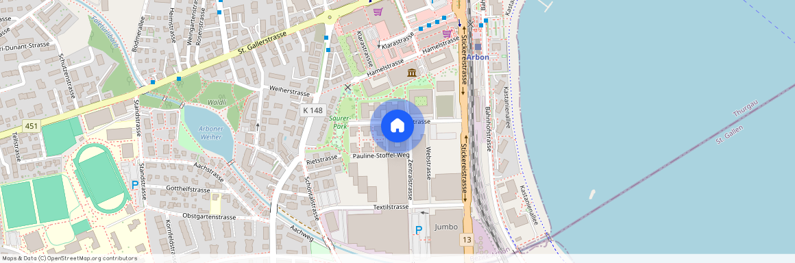Zentralstrasse 2, 9320 Arbon, Lageplan