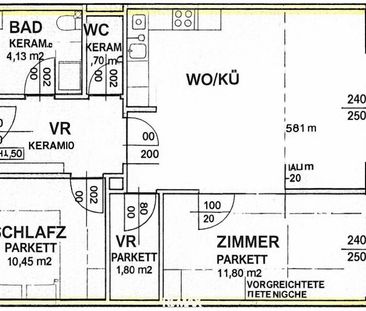 Moderne 3-Zimmer-Wohnung mit Loggia in zentraler Lage - Foto 6