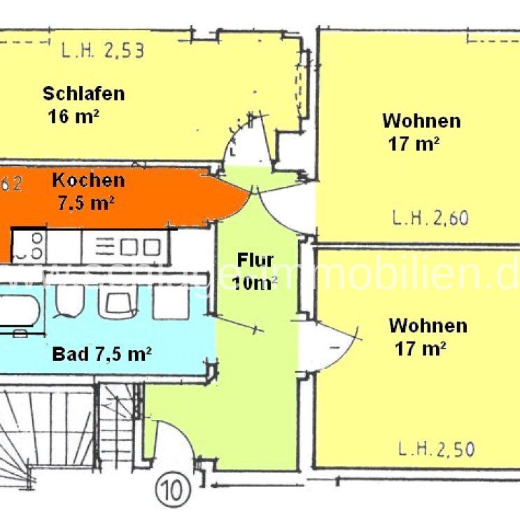 ***DRESDEN-TRACHENBERGE*** Sonnige 3-Zimmer-Wohnung mit EBK und Stellplatz. - Photo 1