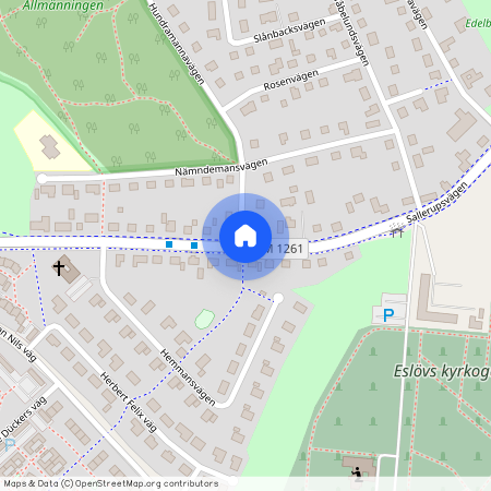 Sallerupsvägen, Eslöv