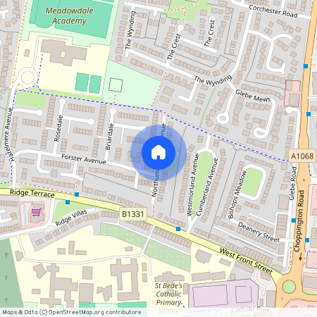 Northumberland Avenue, Bedlington