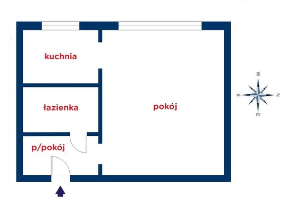 Zwierzolubna kawalerka do wynajęcia,os.Niedźwiadek 24.3 m² - Zdjęcie 1