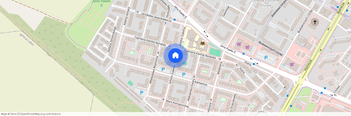 ul. Juliana Tuwima, Lubin, lubiński, dolnośląskie