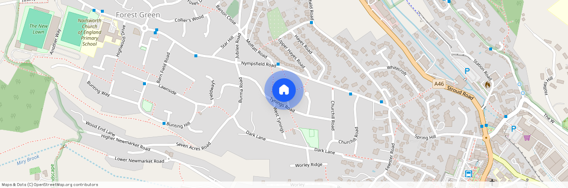 Upper Tynings, Cashes Green, Stroud