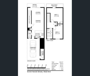 2 BEDROOM TOWNHOUSE IN CENTRAL LOCATION + TRANQUIL COURTYARD - Photo 6