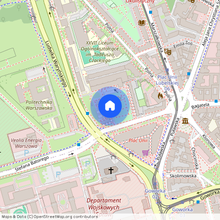 skwer Skwer Mieczysława Fogga, Śródmieście Południowe, Śródmieście, Warszawa, mazowieckie