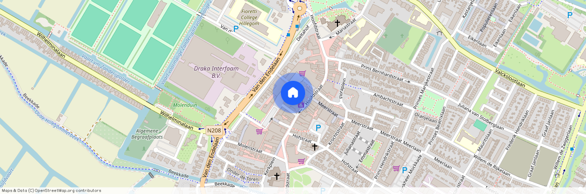 Centrum, 2181 EM, Henri Dunantplein, Hillegom