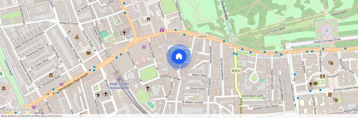 Young Street, Kensington, London, UK, W8