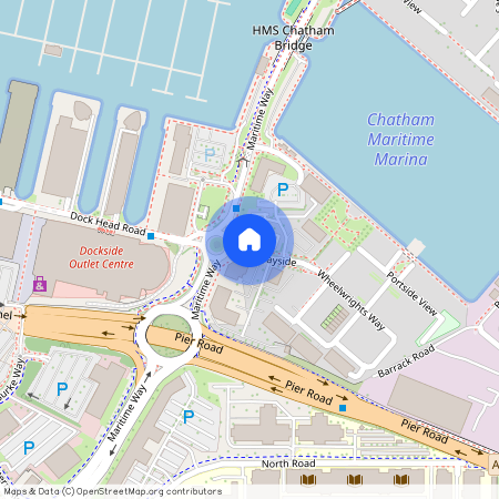 Quayside, Chatham Maritime, Chatham, Kent, ME4