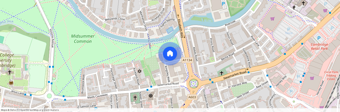 Kingsley Walk, Cambridge, Cambridgeshire, CB5