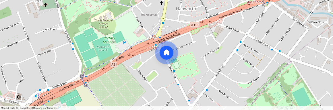 Bear Road, Hanworth