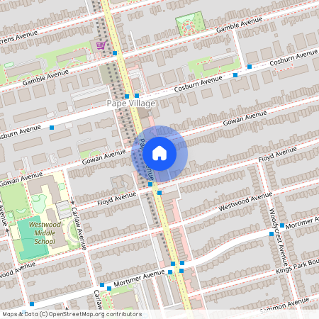 1013 Pape Avenue Unit# B, Toronto