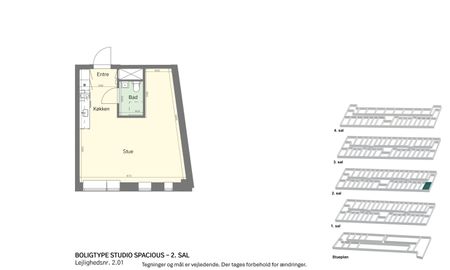 Lyst studio med plads til det hele - Photo 5