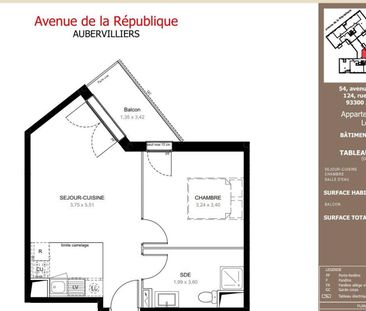 location Appartement T2 DE 39.14m² À AUBERVILIERS - Photo 1