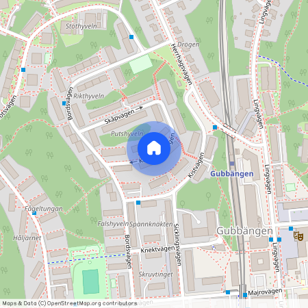 Karmstolsvägen, Enskede