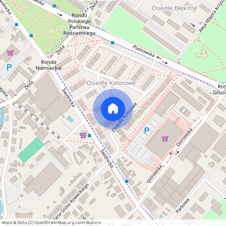 os. Kolorowe, Dzierżoniów, dzierżoniowski, dolnośląskie