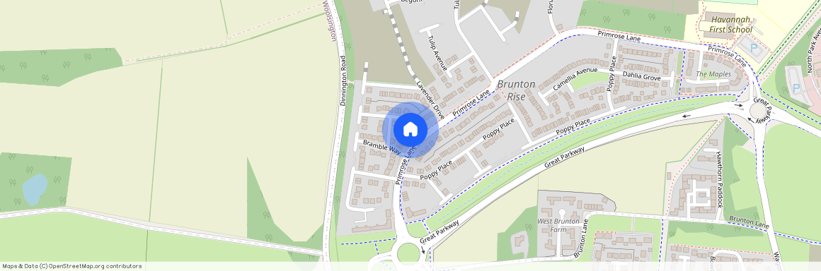 Primrose Lane, Great Park