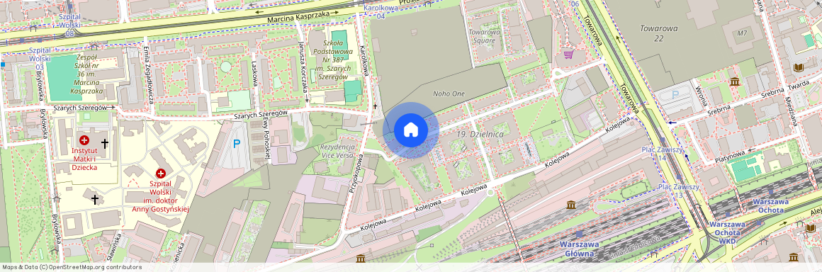 ul. Kolejowa, Czyste, Wola, Warszawa, mazowieckie