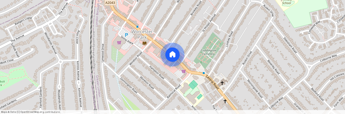 Brabham Court, Central Road, Worcester Park, KT4 8EA