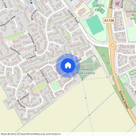 HUNTINGDON, Godmanchester, Stokes Drive