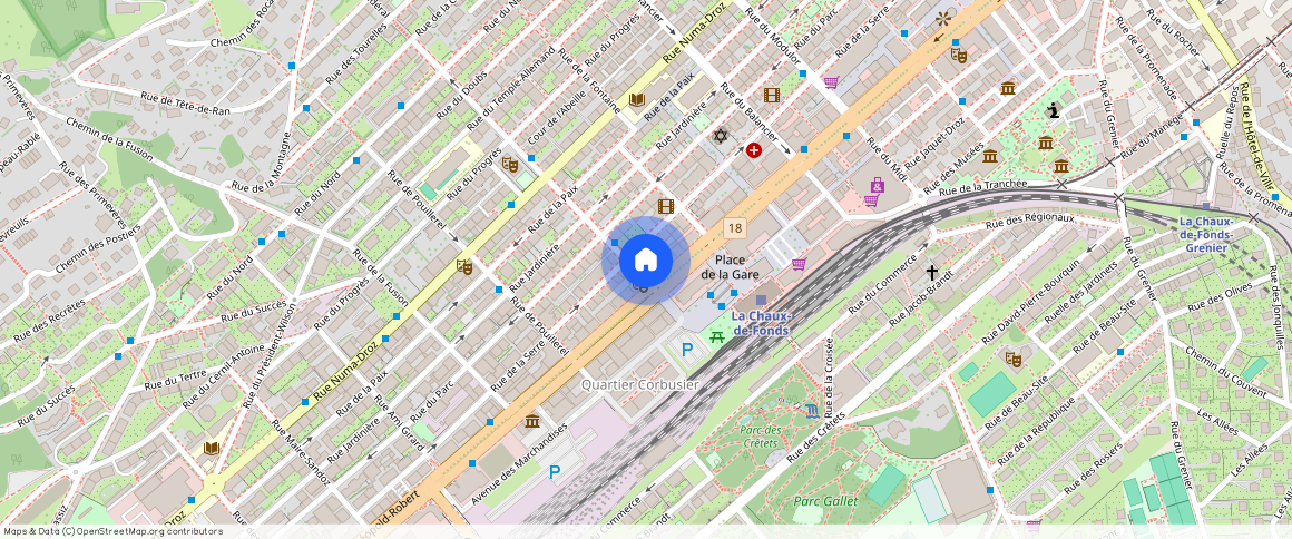 Avenue Léopold-Robert ** - Entrée nord, 2300, La Chaux-De-Fonds