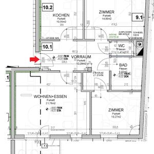 Helle 3-Zimmer-Wohnung mit Einbauküche, Balkon und Carportparkplatz - Photo 3