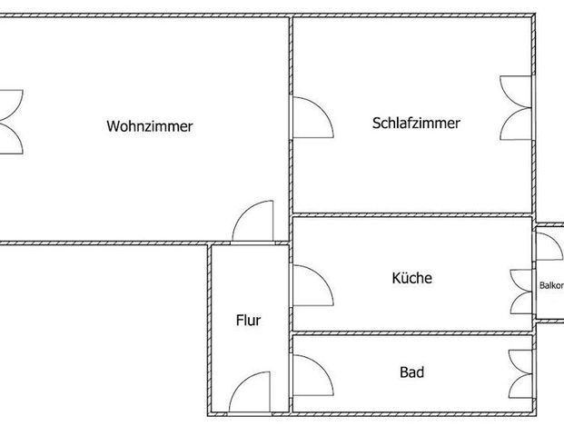 Endlich Zuhause: Sanierte 2-Zimmer-Wohnung mit Balkon - Photo 1