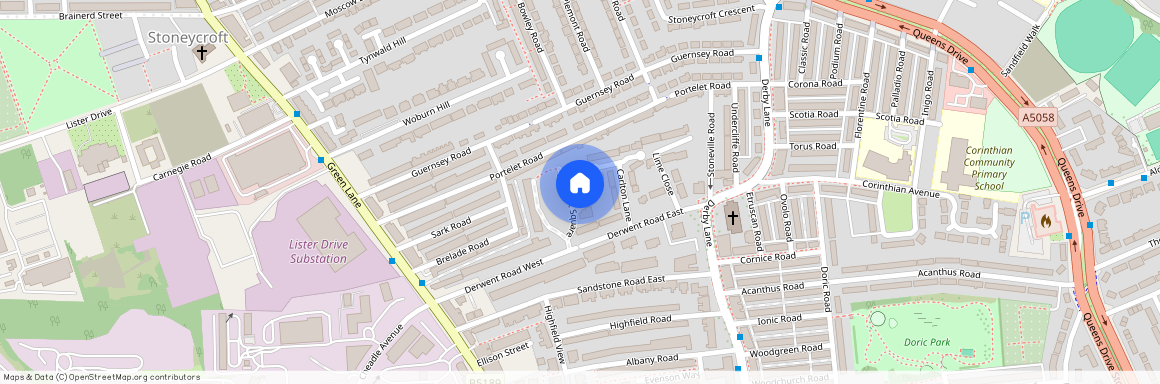 En-suite Bedroom in 8 Bed House Share, Derwent Square, L13 - Inclusive of all bills